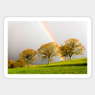 The Rainbow And The Three Oaks Sticker